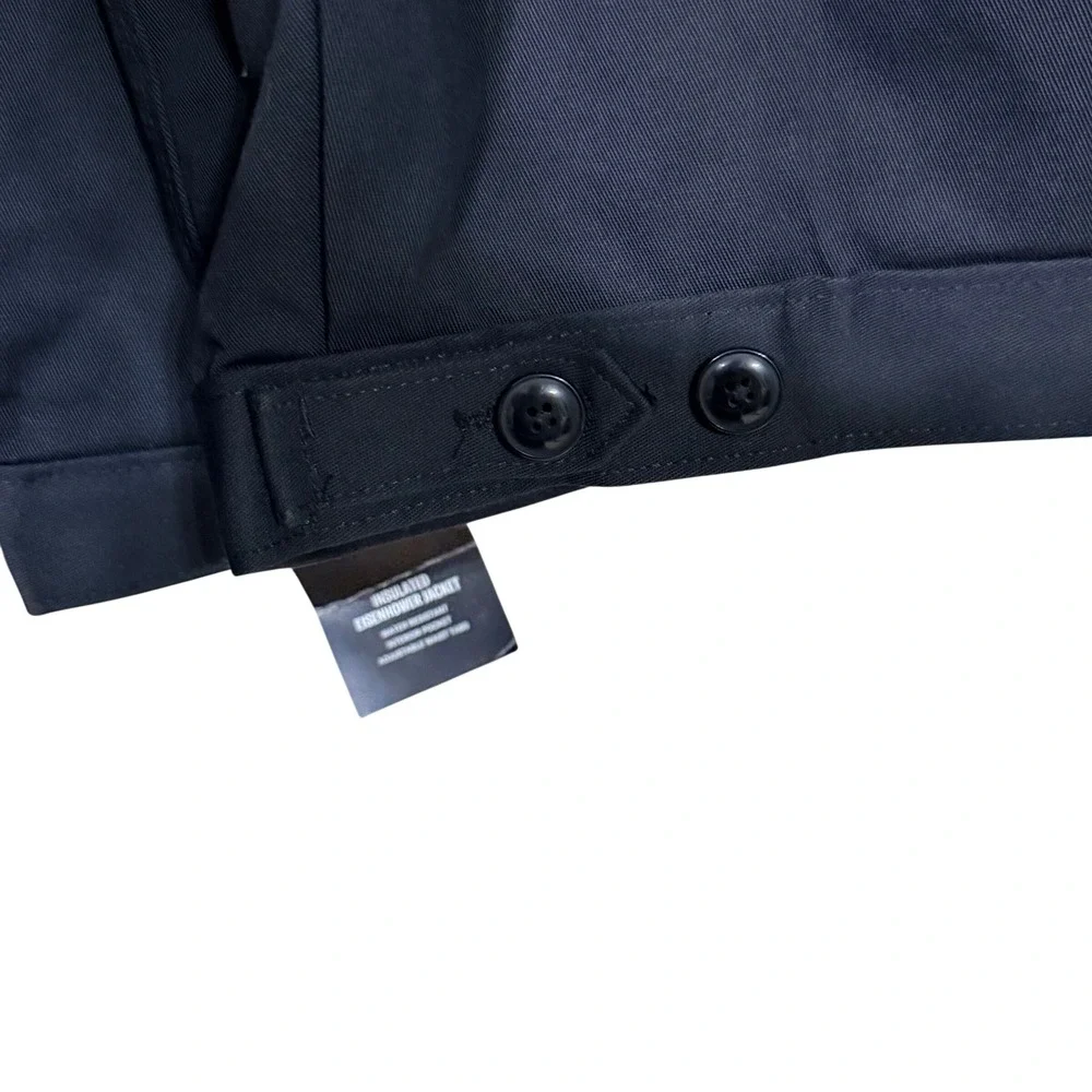 Dickies Insulated Eisenhower Jacket Mens 5XL Dark black Work Coat NEW‎